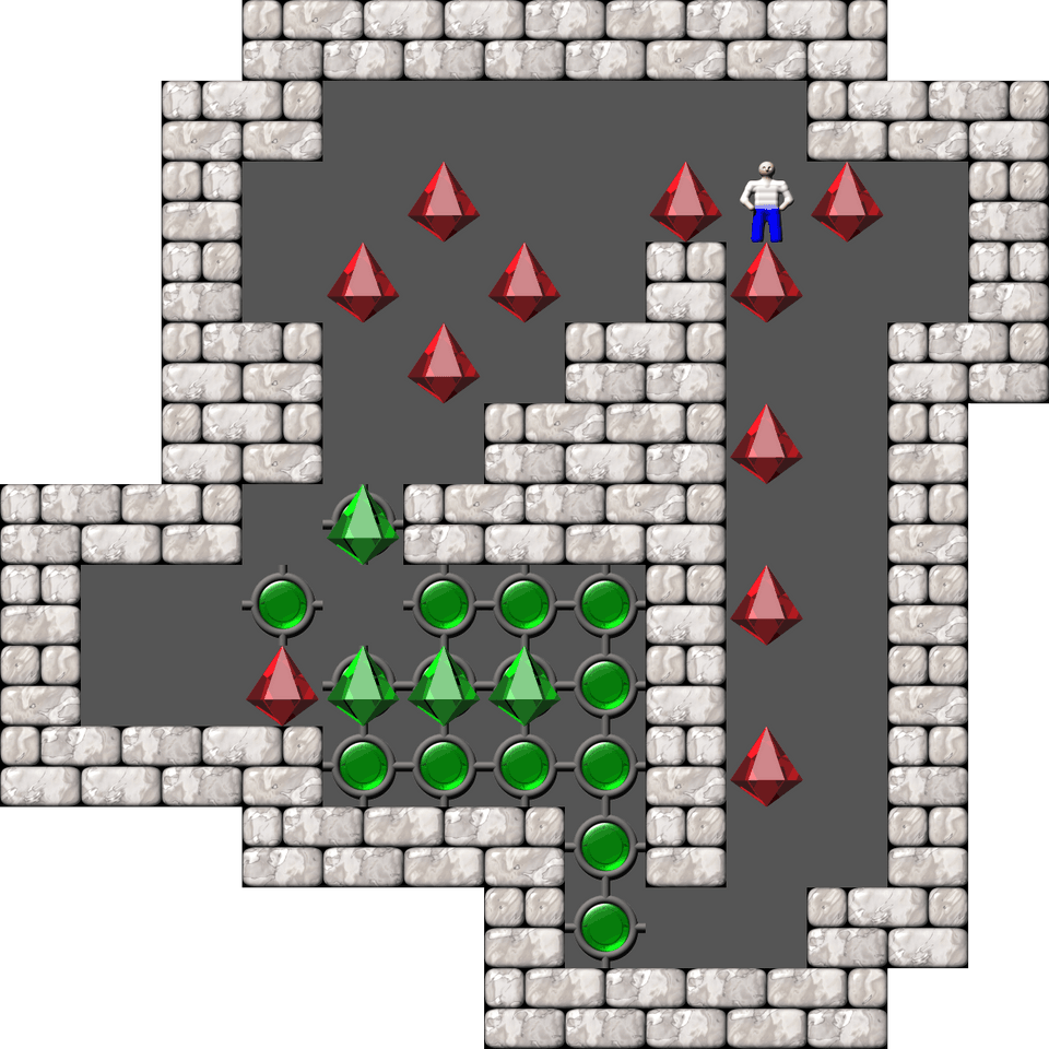 Sokoban Mass Remodel level 85